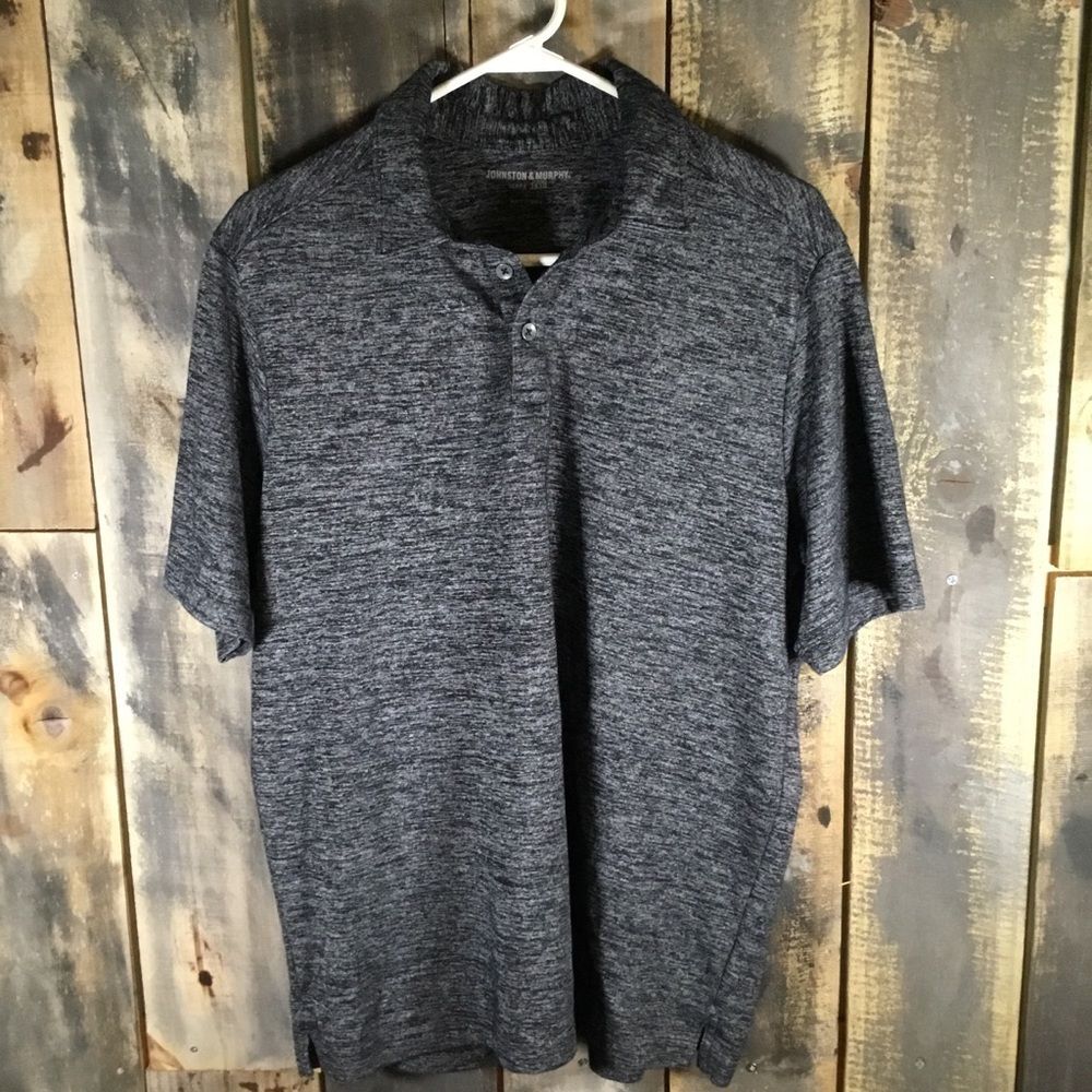 Johnston and Murphy knit polo shirt men’s large
